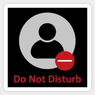 Status Do Not Disturb Sticker